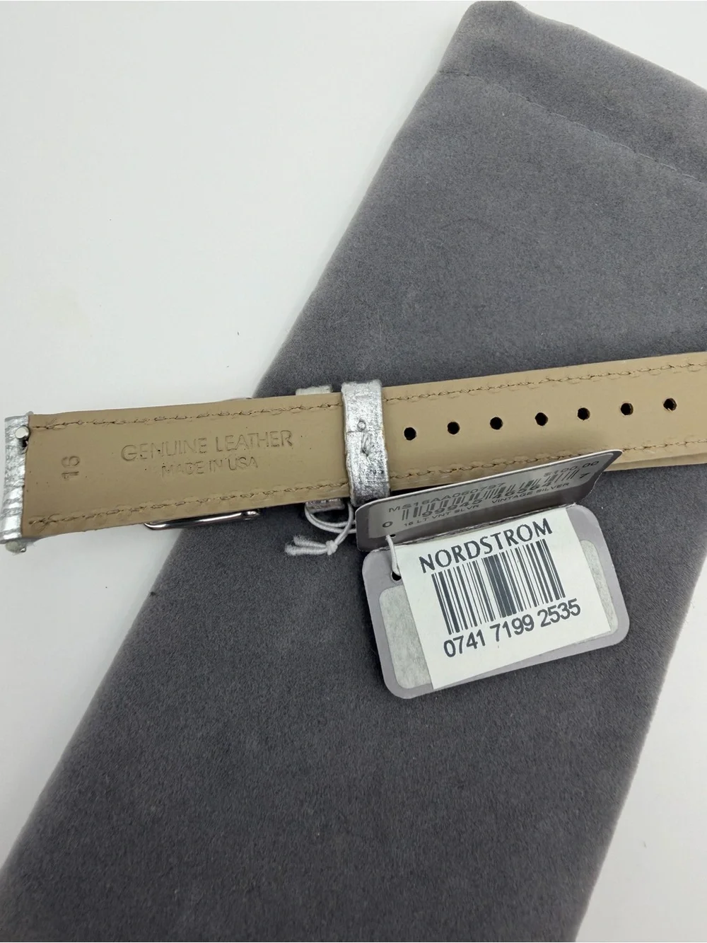 Michele genuine leather